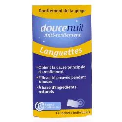 DOUCE NUIT Languettes - anti-ronflement 14 sachets