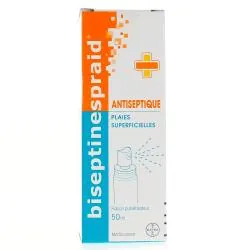 BISEPTINE SPRAID Solution antiseptique spray de 50 ml