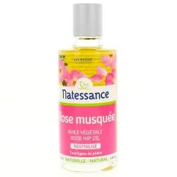NATESSANCE Huile de rose musquée réparatrice et anti-âge flacon 100ml
