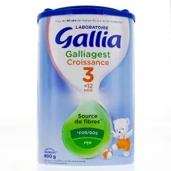 GALLIA Galliagest Lait de Croissance 3ème âge 800 g