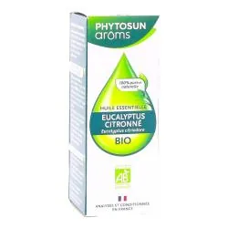 PHYTOSUN AROMS Huile essentielle d'Eucalyptus citronné bio flacon 10ml