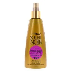 SOLEIL NOIR Huile sèche vitaminée SPF50 spray 150ml