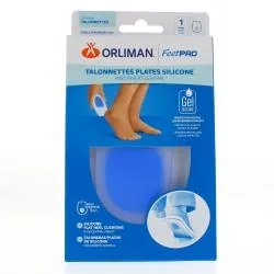 ORLIMAN Feetpad - Talonnettes plates silicone 1 paire taille 1 - pointure 35 - 38