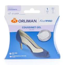 ORLIMAN Feetpad - Coussinet gel talon 1 paire taille unique