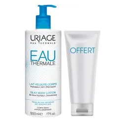 URIAGE Lait velouté corps flacon pompe 500ml + un produit 200ml OFFERT (aléatoire)
