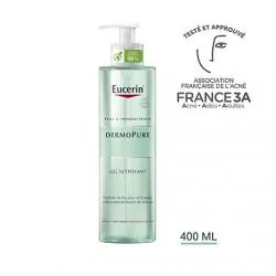 EUCERIN DermoPure - Gel nettoyant flacon pompe 400ml