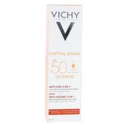 VICHY Capital Soleil - Soin anti-âge 3-en-1 SPF50 tube 50ml