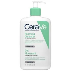 CERAVE Gel moussant peaux normales à grasses flacon pompe 473ml