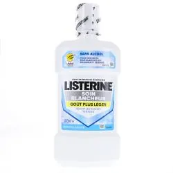 LISTERINE Bain de bouche soin blancheur flacon 500ml