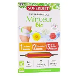SUPERDIET Protocole minceur 30 ampoules de 15ml