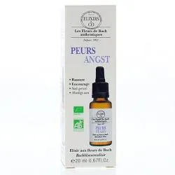 ELIXIRS & CO Les Fleurs de Bach authentiques Peurs flacon 20ml