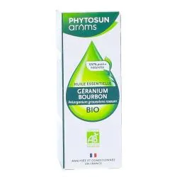 PHYTOSUN AROMS Huile essentielle de Géranium Bourbon Bio flacon 10ml