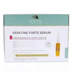 BIOCYTE Cheveux - Kératine forte sérum boite de 5 ampoules de 9ml