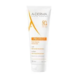 A-DERMA Protect - Lait très haute protection SPF50+ tube 250ml