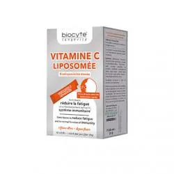 BIOCYTE Longevity Energie & Vitalité - Vitamine C Liposomée 10 sticks