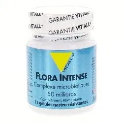 VIT'ALL+ Flora Intense complexe probiotique 50 milliards 15 gélules