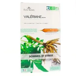 FLORA NATURA Valériane Bio 20 Ampoules de 15ml