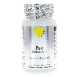 VIT'ALL+ Fer Bisglycinate 100 comprimés sécables