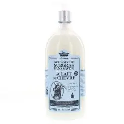 LES PETITS BAINS DE PROVENCE Gel douche surgras sans savon au lait de chèvre 1L
