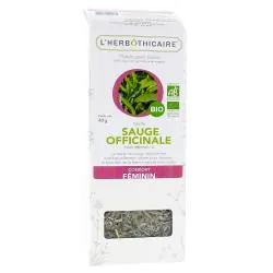 L'HERBÔTHICAIRE Feuille Sauge Officinale Bio Plante pour tisane 40g
