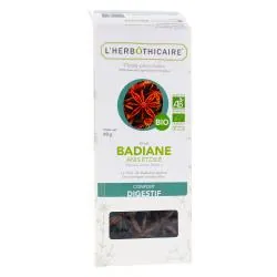 L'HERBÔTHICAIRE Fruit Badiane Anis Etoilé Bio Plante pour tisane 80g