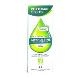 PHYTOSUNAROMS Huile essentielle Lavande fine 10ml