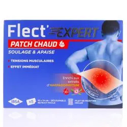 FLECT'EXPERT Patch harpagophytum effet chaud 10x14cm x5