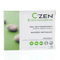 C'ZEN Etats Nauséeux 30 comprimés