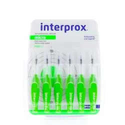 INTERPROX Brossettes interdentaires interproximal micro 0.9 mm