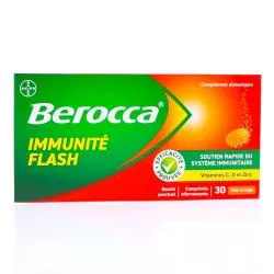 BEROCCA Immunité - Flash 30 comprimés Goût Orange
