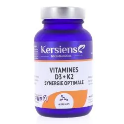 KERSIENS Vitamines D3 + K2 Synergie Optimale 60 gélules