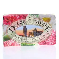 NESTI DANTE Dolce Vivere - Savon solide magnolia blanc, fleur d'abricot, lys 250g